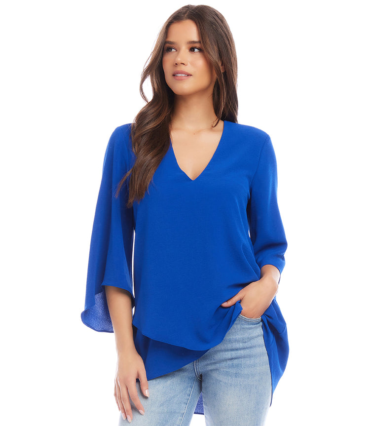 Bracelet Sleeve Asymmetric Top