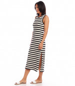 Stripe Midi Column Dress