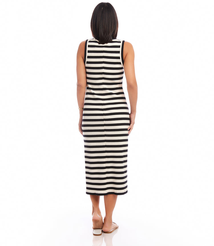 Stripe Midi Column Dress