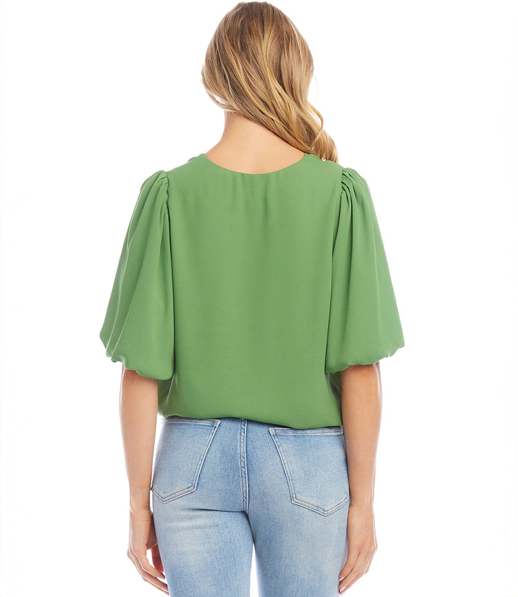 Petite Size Puff Sleeve Top