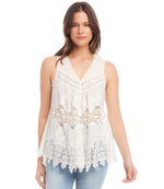 Embroidered Lace Top