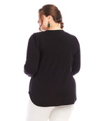 Plus Size Puff Sleeve Top