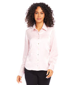 Satin Side Pleat Shirt