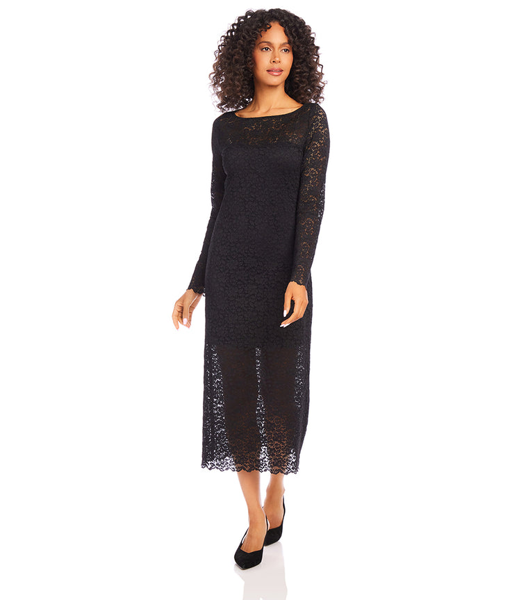 Column Lace Dress