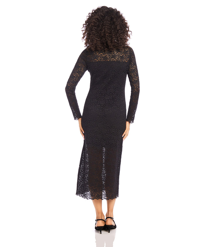 Column Lace Dress