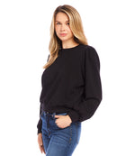 Petite Size Puff Sleeve Sweatshirt