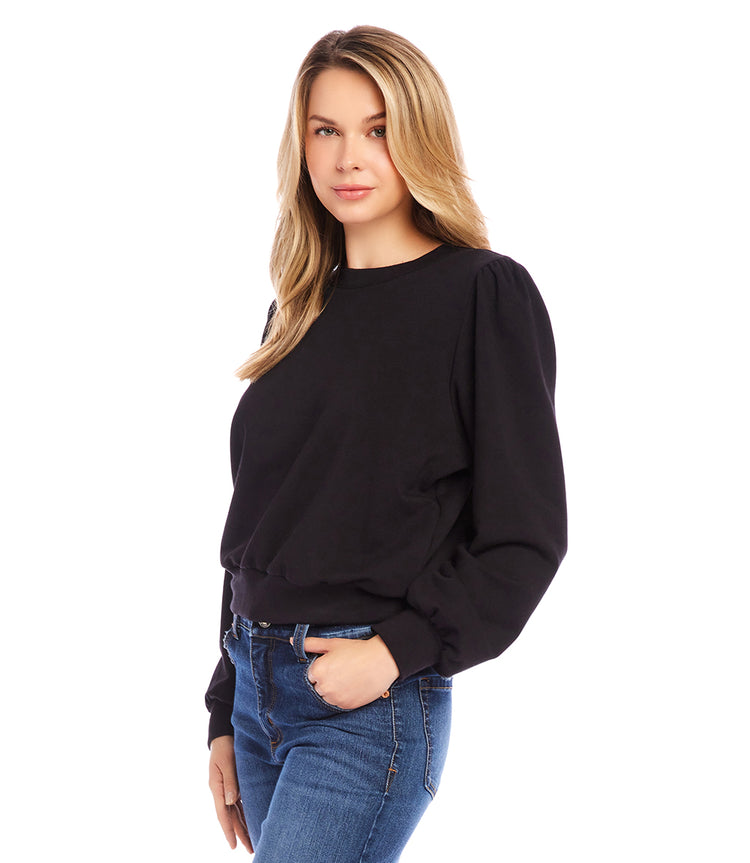 Puff Sleeve Sweatshirt