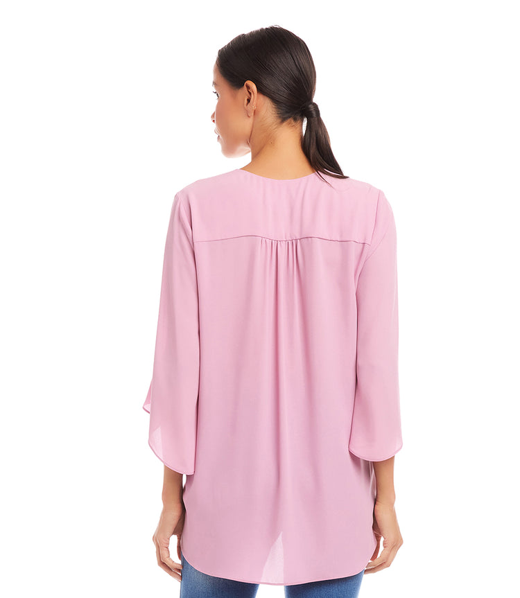 Bracelet Sleeve Asymmetric Top