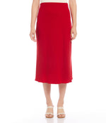 Satin Bias Cut Midi Skirt