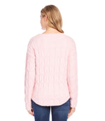 Cable Shirttail Sweater