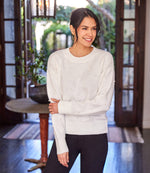 Petite Size Pearl Crewneck Sweater