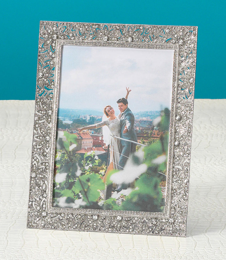 Embellished Crystal Picture Frame