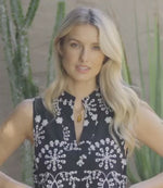 Sleeveless Eyelet Dress