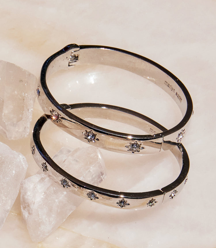 Mini Crystal Starburst Bangle