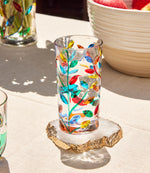 Tall Crystal Drinking Glass