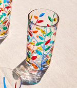 Tall Crystal Drinking Glass