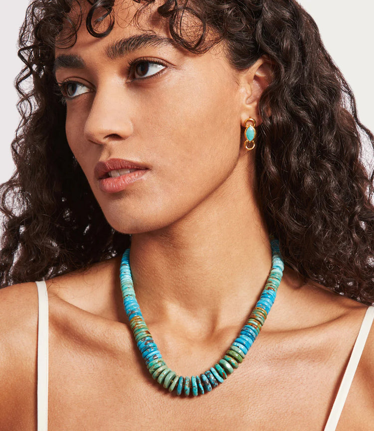 Chan Luu Turquoise Stone Necklace