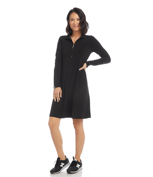 Karen kane zip up shop travel dress