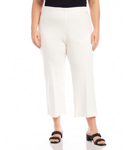 Off White Plus Size Cropped Pants