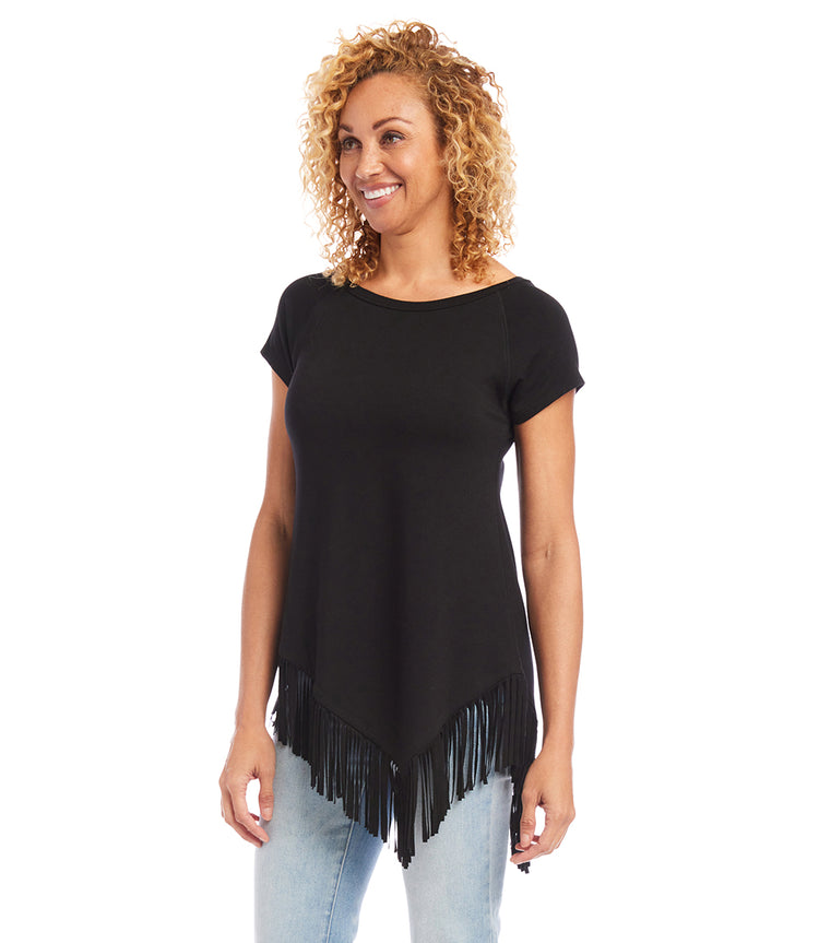 Angled Fringe Top